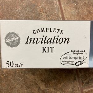 Wilton invitation set
